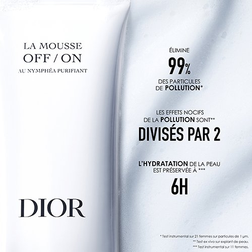 Dior Das Abschminken mit Nymphéa - Der Schaum OFF/ON - Dior Das Abschminken mit Nymphéa - Der Schaum OFF/ON -